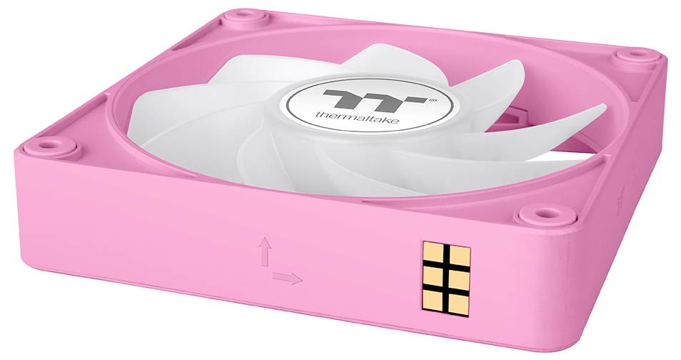 Thermaltake CT120 EX Reverse ARGB Sync PC Cooling Fan Pink 3 Pack PC větrák s krytem růžová (š x v x h) 120 x 120 x 25 m-11
