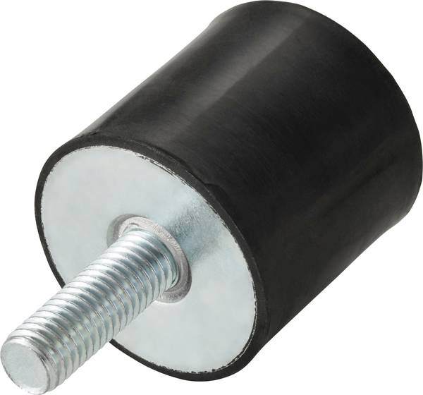 TRU COMPONENTS gumový doraz TC-NT40-40-43A Tvrdost 43 Shore a  Maximální statické zatížení 60 kg