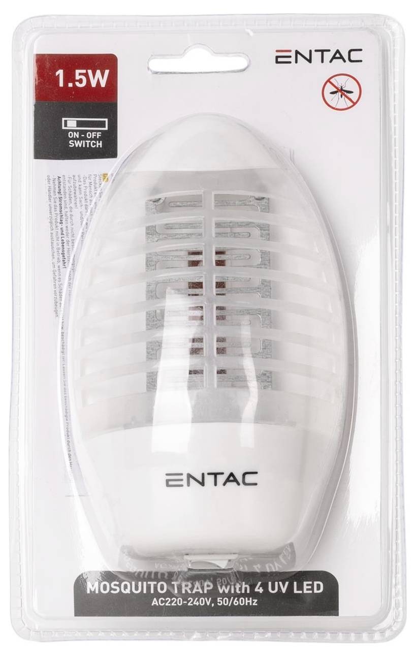 ENTAC ECL-INS-AC odpuzovač komárů a jiného hmyzu UV světlo 1.5 W bílá 1 ks-1