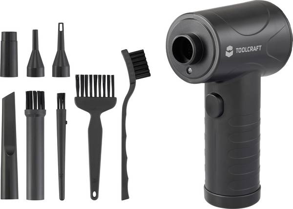 <br>  TOOLCRAFT Akumulátorový fukar na prach 5 V