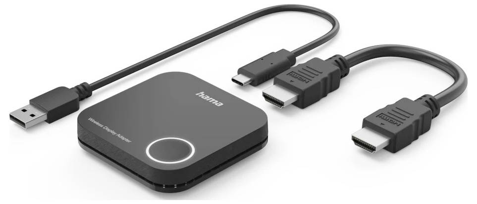 Hama Wireless-Display-Adapter, HDMI™, Full-HD 1080p, inkl. Kabel Bezdrátový full HD prezentační systém 30 m 1920 x 1080 -4