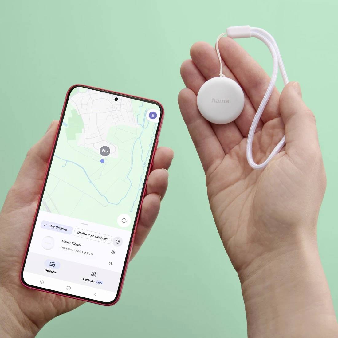 Hama Schlüsselfinder, für Android "Mein Gerät finden"-App, Bluetooth, Weiß vyhledávač klíčů bílá-11