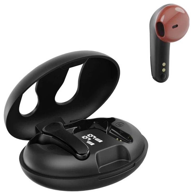 Hama špuntová sluchátka (In Ear) Bluetooth® stereo černá Redukce šumu mikrofonu Nabíjecí pouzdro mobil-1