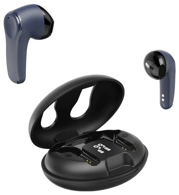 Hama   špuntová sluchátka (In Ear) Bluetooth® stereo černá, modrá Redukce šumu mikrofonu Nabíjecí pouzdro mobil