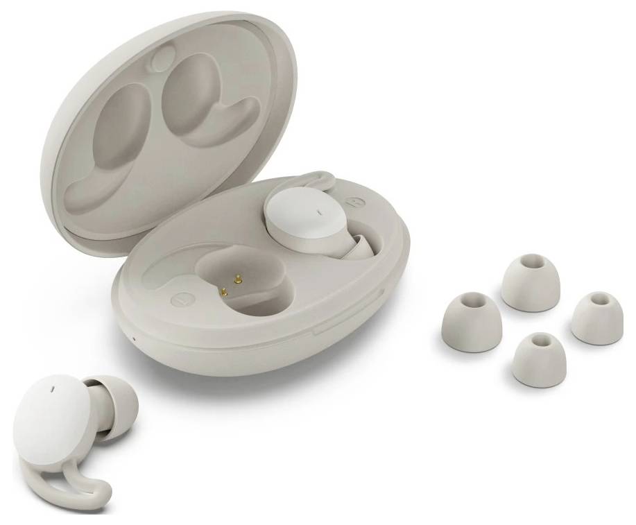 Hama špuntová sluchátka (In Ear) béžová, bílá-6