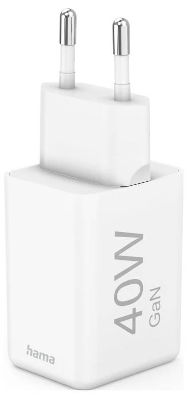 Hama USB nabíječka, GaN, USB-C® zástrčka, 40.00 W, Dodávka energie, bílá-4
