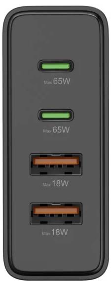 Hama USB nabíjecí hub, GaN, USB-C® zástrčka, 65.00 W, Dodávka energie, černá-4