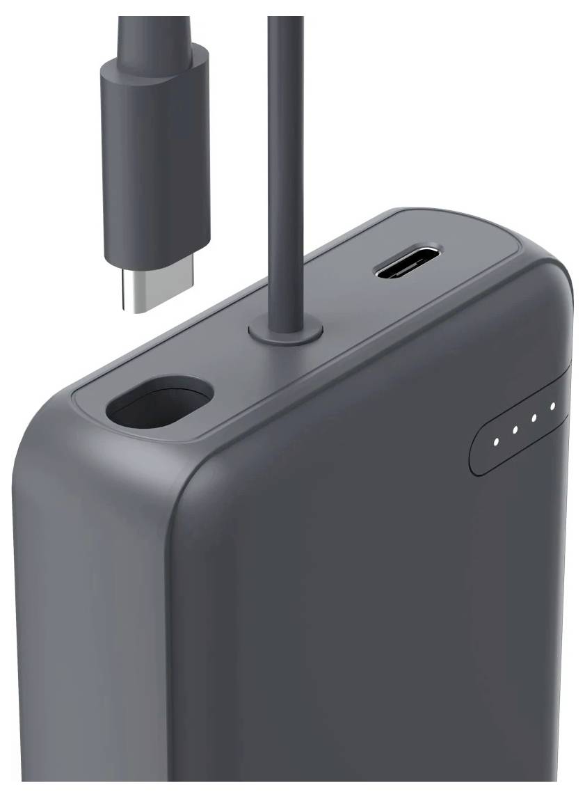Hama powerbanka antracitová, Indikátor stavu-3