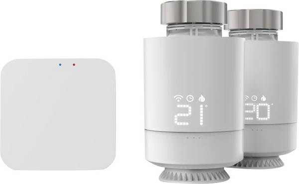 Hama Smarte WLAN-Heizungssteuerung, 2x Smartes Heizkörperthermostat + Zentrale   termostatická hlavice na radiátor