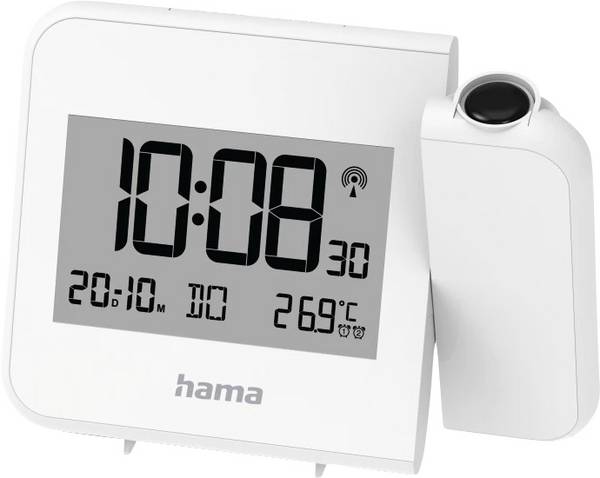 Hama  00222206    budík  bílá
