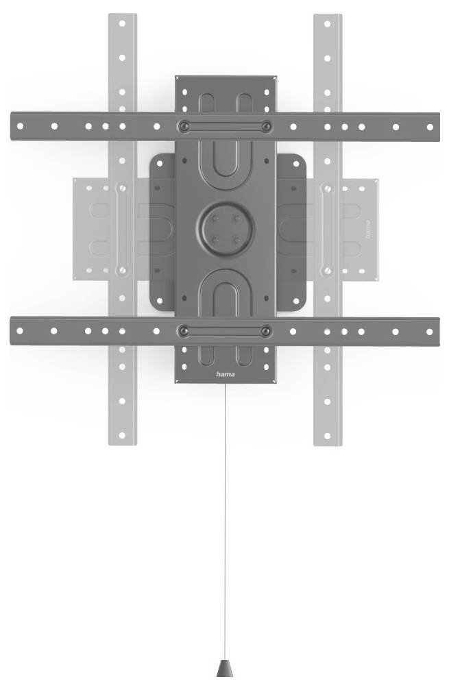 Hama TV-Wandhalterung, Hoch- und Querformat, 203 cm (80") bis 50 kg TV držák na zeď-1