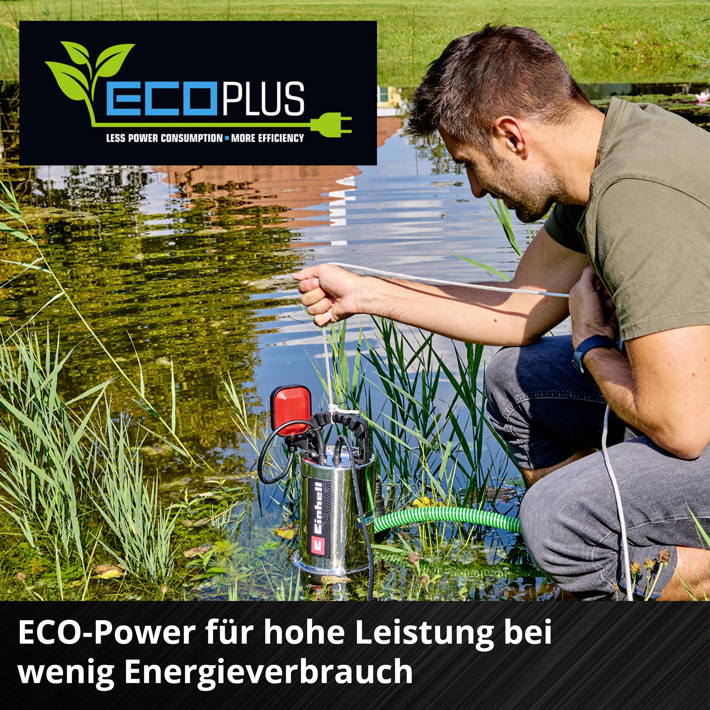 Einhell 4170765 GC-DP 7035 N ECO PLUS hadicové čerpadlo 19000 l/h 8 m-3