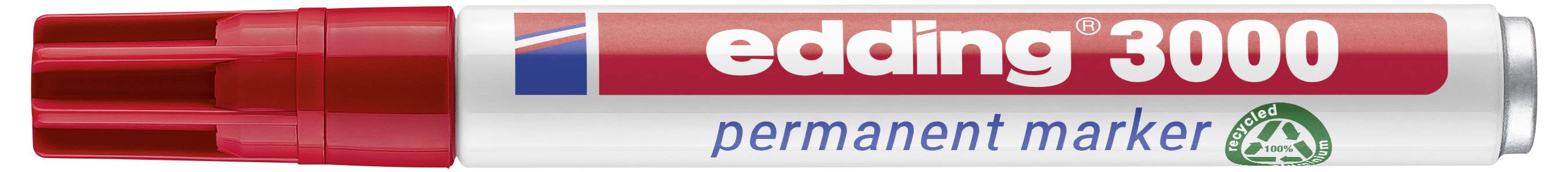 Edding 4-3000002 permanentní popisovač červená Vodotěsné: Ano-2