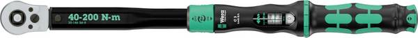Wera Click-Torque Lock C 3 R/L, 05075695001, momentový klíč, s průstrčným čtyřhranem, 1/2" (12,5 mm), 200 - 40 Nm