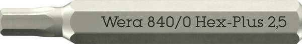<br>  Wera<br>  05058112001<br>  840 Micro<br>  bit inbus<br>  Pohon (šroubovák): 1/4" (6,3 mm)<br>  Typ zakončení: inbus<br>  2.5 mm<br>  30 mm<br>