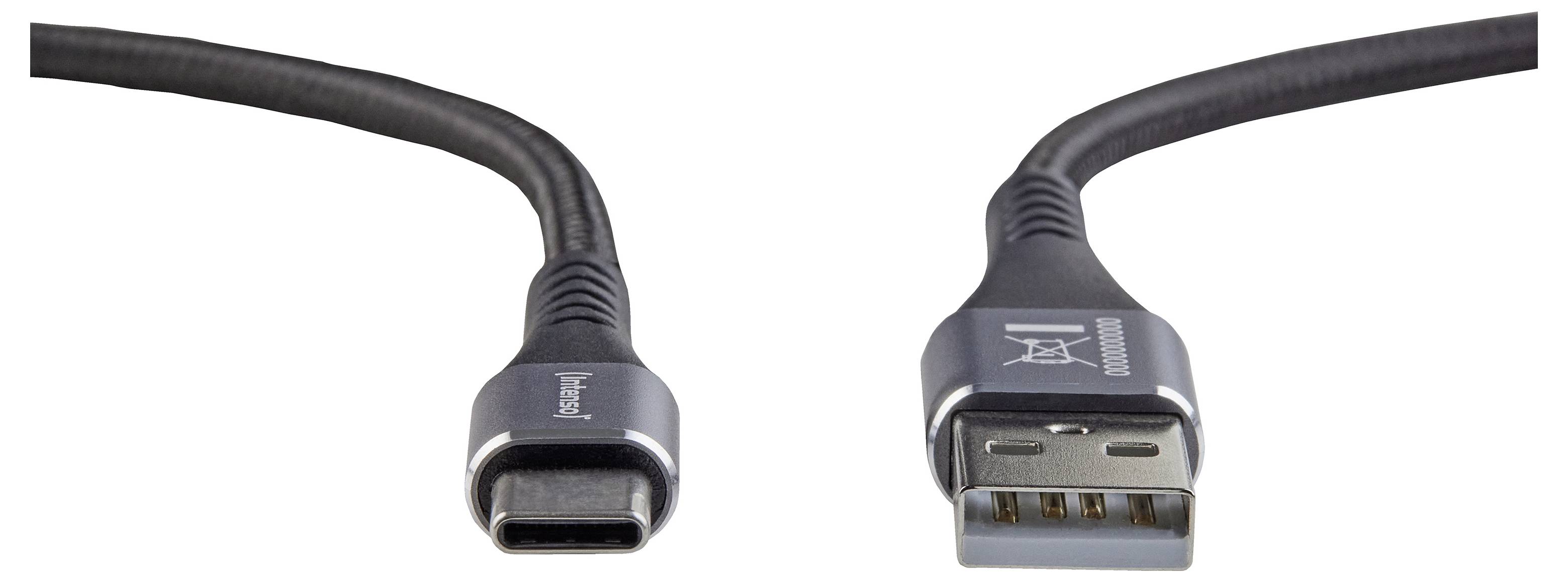 Intenso USB kabel USB-A zástrčka, USB-C ® zástrčka 1.5 m černá 7901100-2