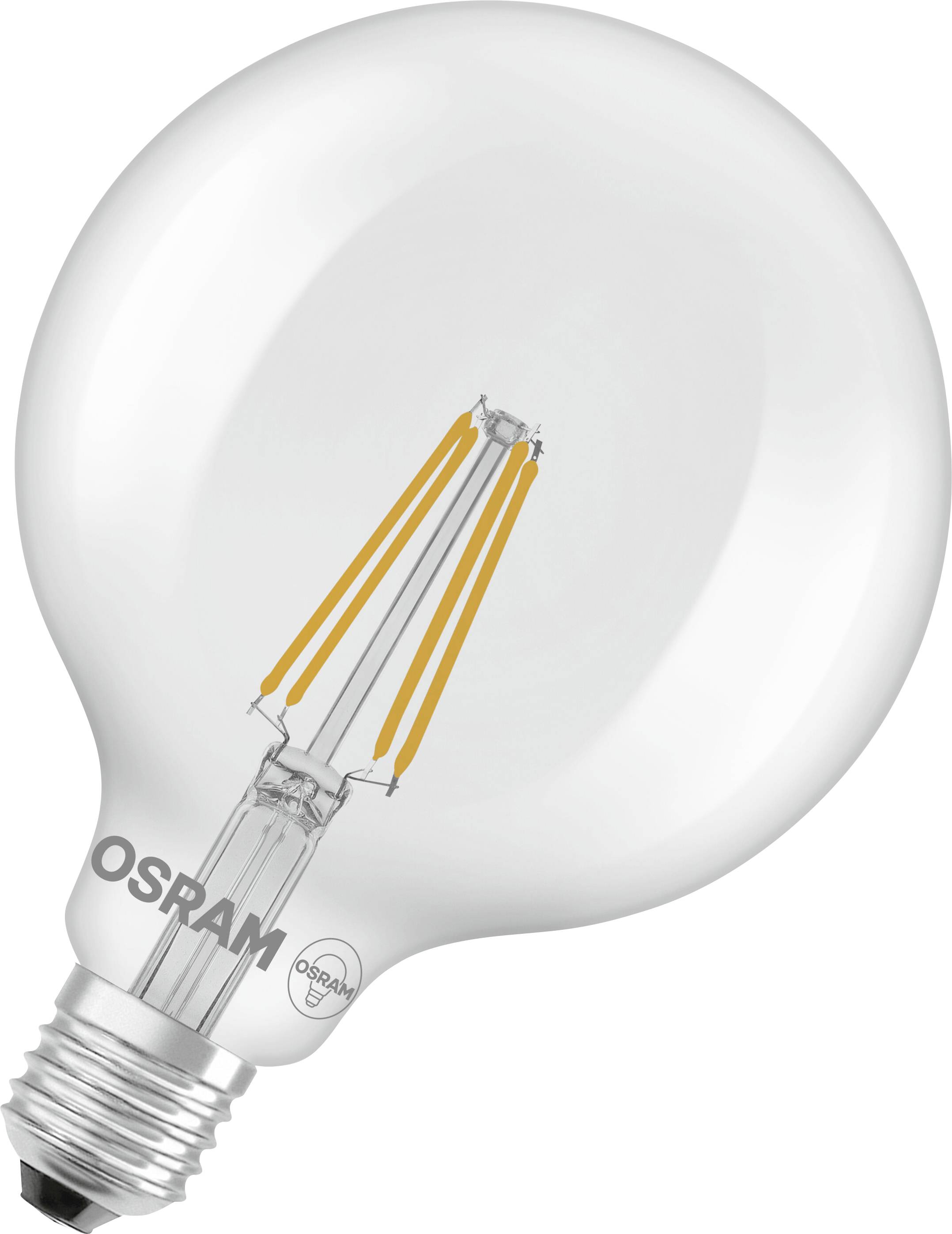 OSRAM HOMELIGHTING 4099854466618 LED Energetická třída (EEK2021) D (A - G) E27 kulatý tvar 5.9 W teplá bílá (Ø x v) 125.-0