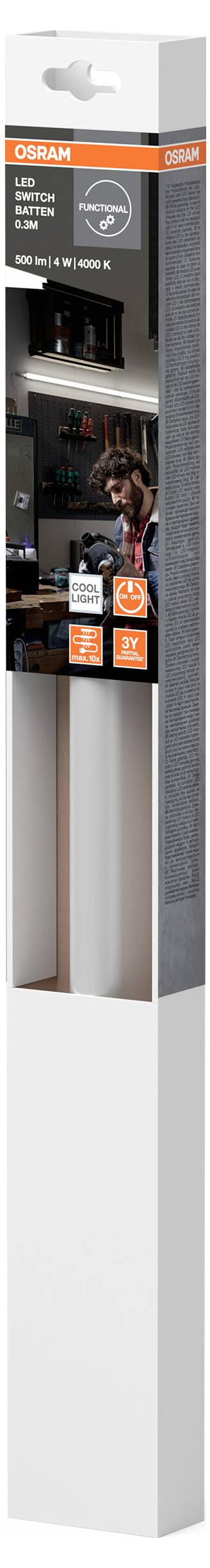 OSRAM HOMELIGHTING LED Switch Batten 300 mm 4 W 4000 K LED svítidlo zápustné LED 4 W-2