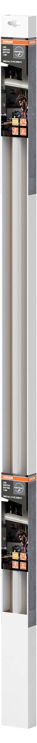 OSRAM HOMELIGHTING LED Switch Batten 1200 mm 14 W 3000 K LED svítidlo zápustné LED 14 W teplá bílá-2
