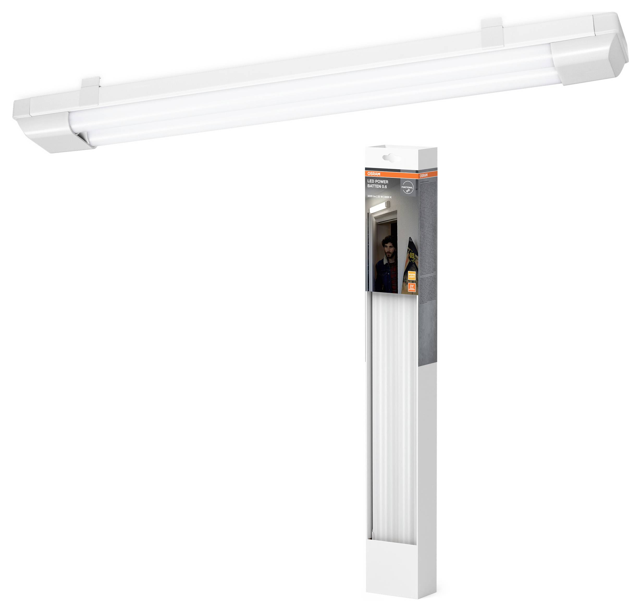 OSRAM HOMELIGHTING LED Power Batten 600 mm 25 W 3000 K LED světelná lišta LED 25 W-1
