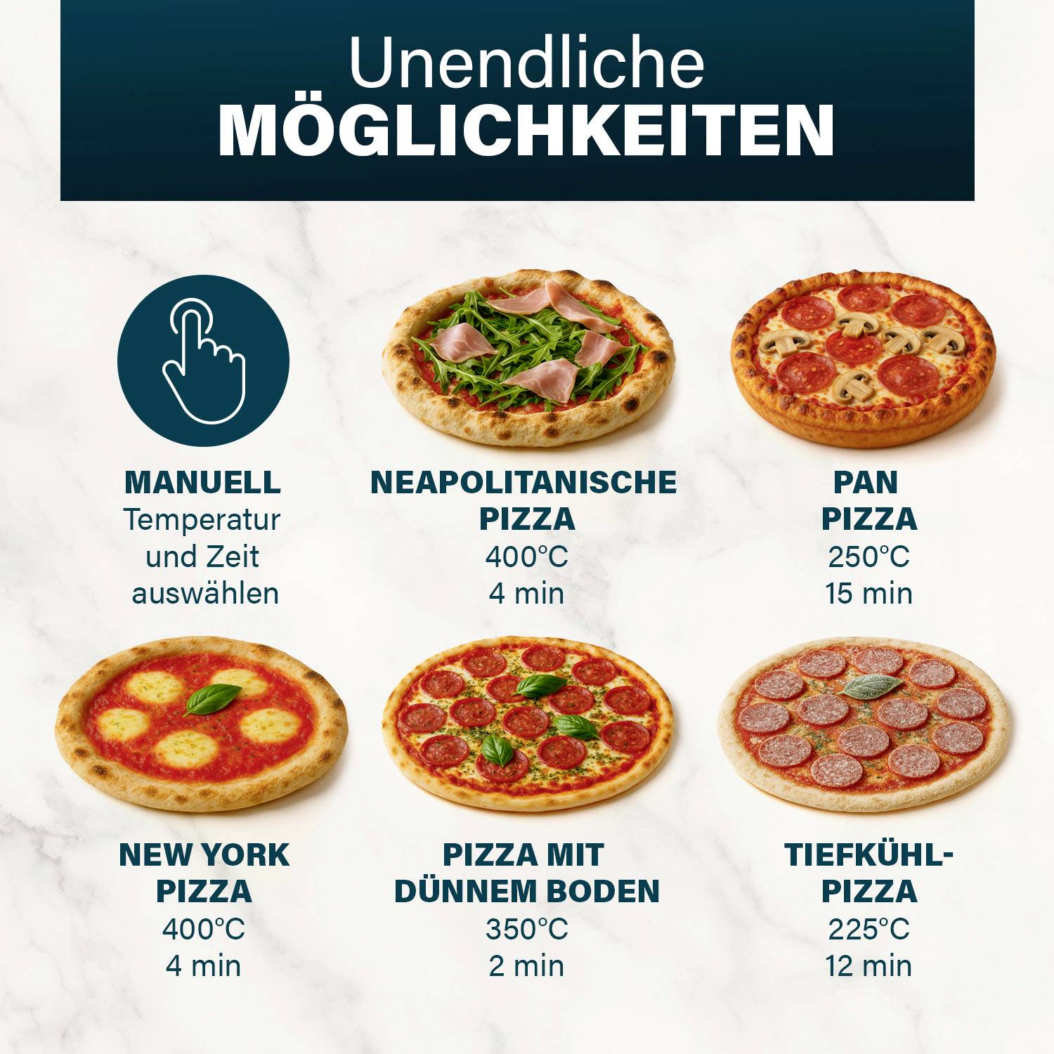Princess Pro Max pec na pečení pizzy s kamenem na pečení pizzy-5