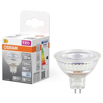 OSRAM HOMELIGHTING 4099854458286 LED reflektor Energetická třída (EEK2021) E (A - G) GU5.3 2 W studená bílá (Ø x v) 50.0-1