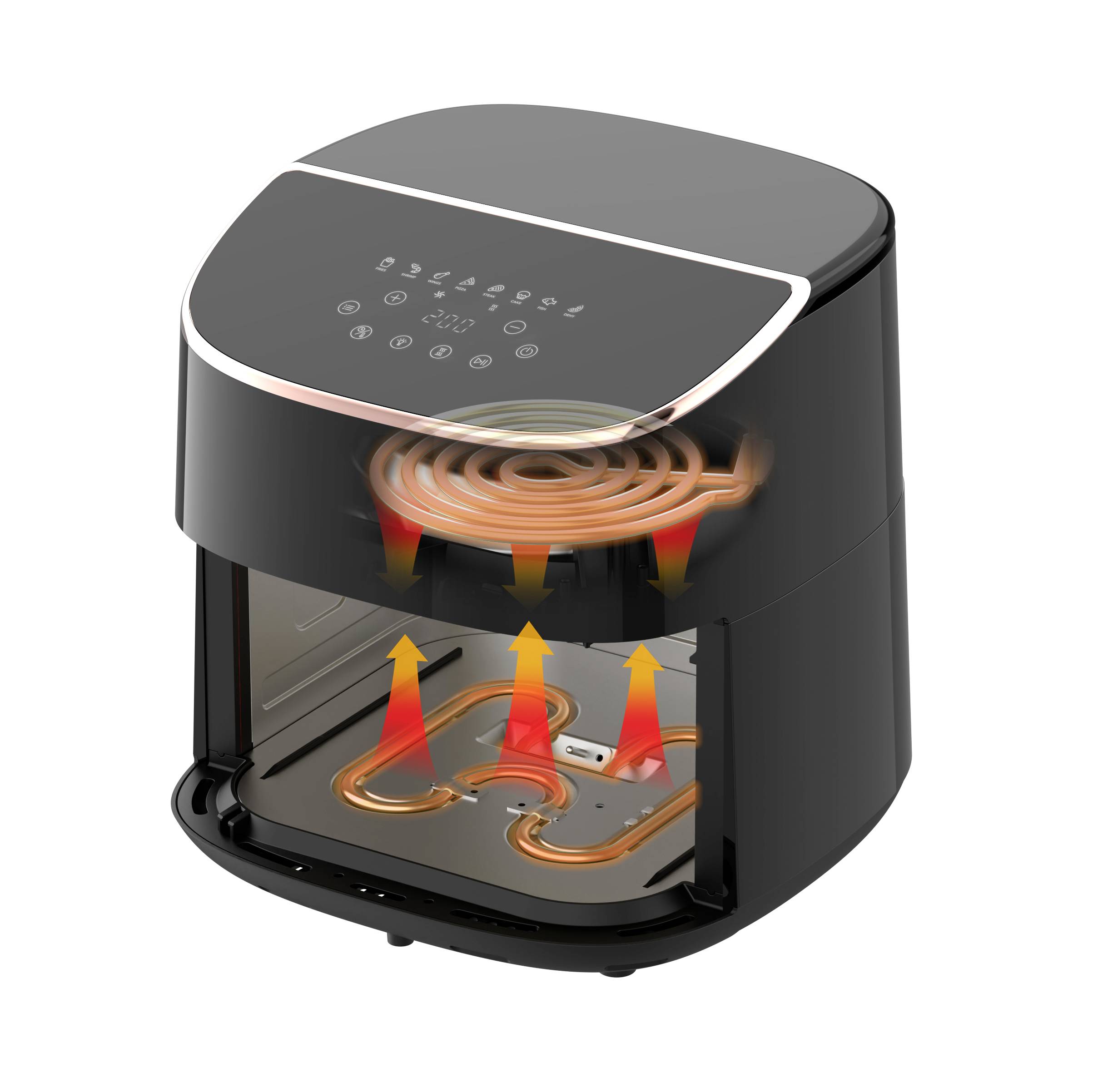 Wilfa Dualfry Split AFD-80SPLIT horkovzdušná fritéza 8 l 1 600 W-5