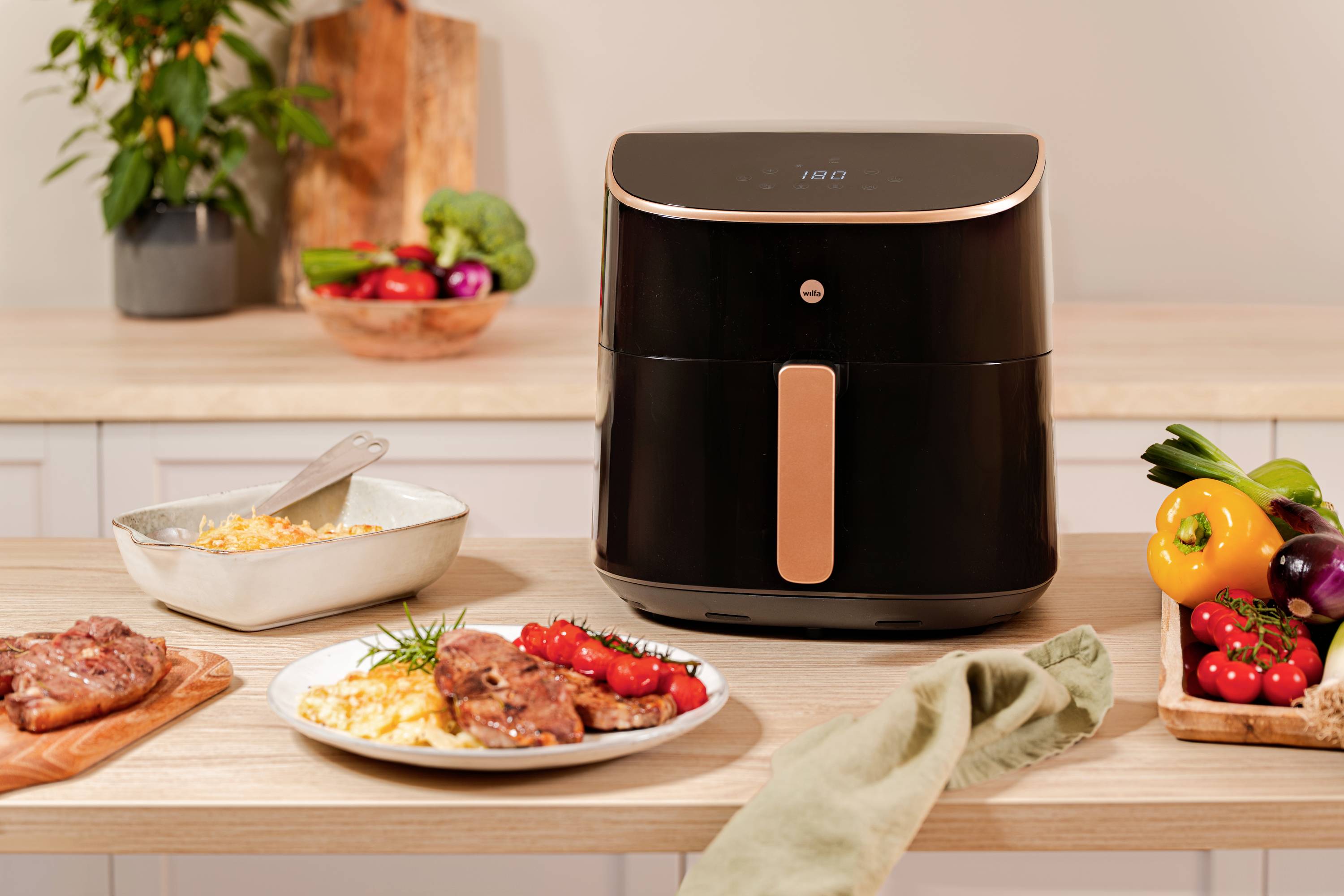 Wilfa Dualfry Split AFD-80SPLIT horkovzdušná fritéza 8 l 1 600 W-9