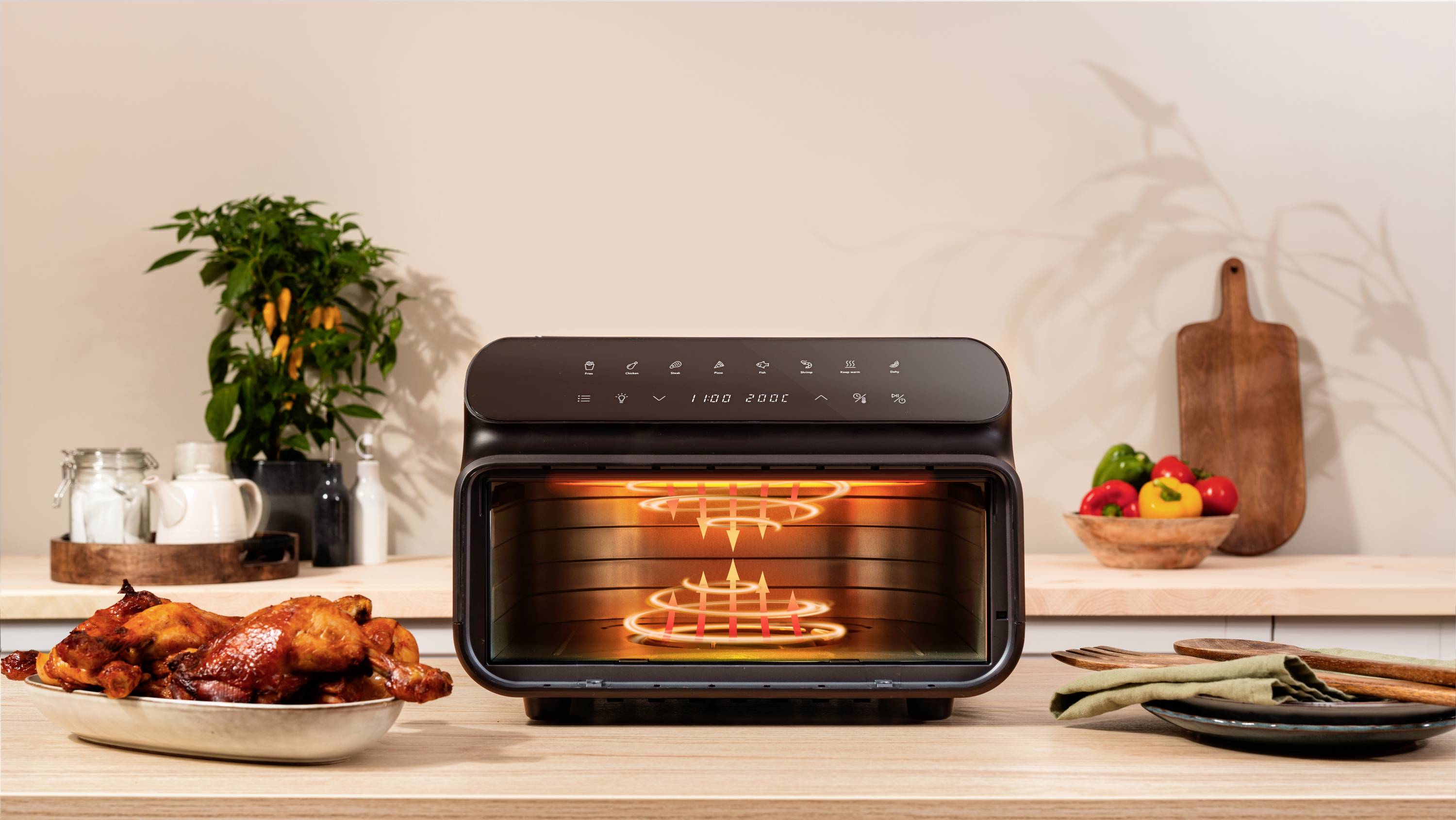 Wilfa Dualfry Grill AFG-10 horkovzdušná fritéza 10 l 1 600 W-10