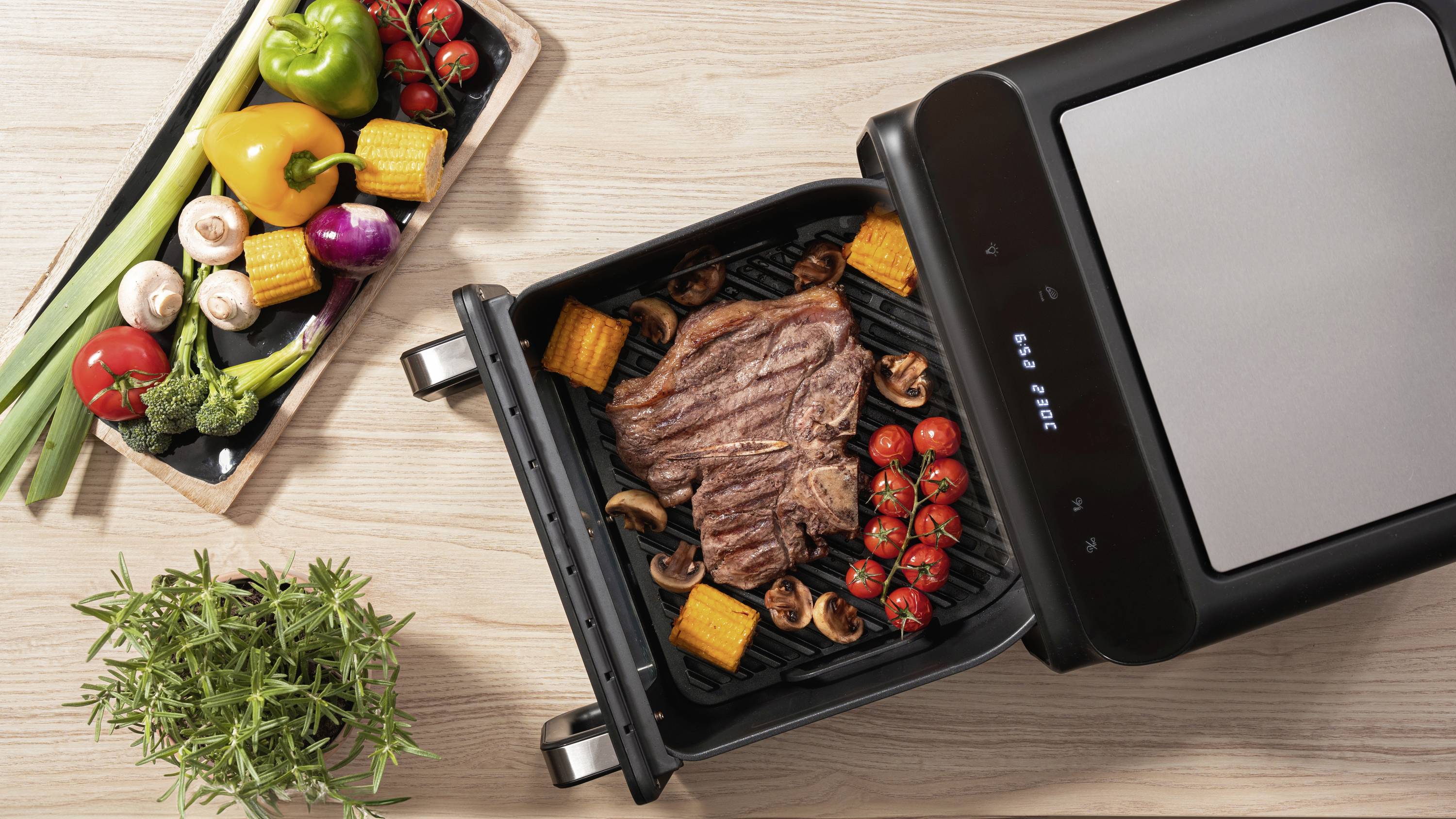 Wilfa Dualfry Grill AFG-10 horkovzdušná fritéza 10 l 1 600 W-11