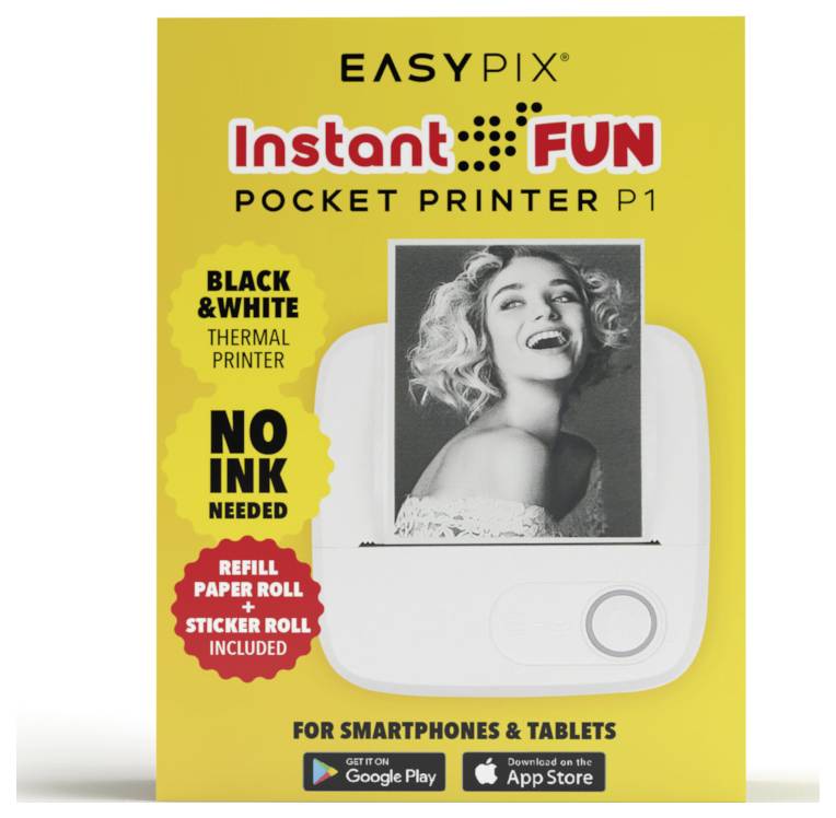 Easypix EASYPIX® InstantFUN Pocket Printer P1 Instantní tiskárna-8