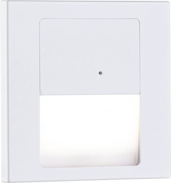 Paulmann 80002 LED Wandeinbauleuchte Tsaro eckig 80x36mm Nástěnné vestavné svítidlo, LED, 1 W, bílá (matná)