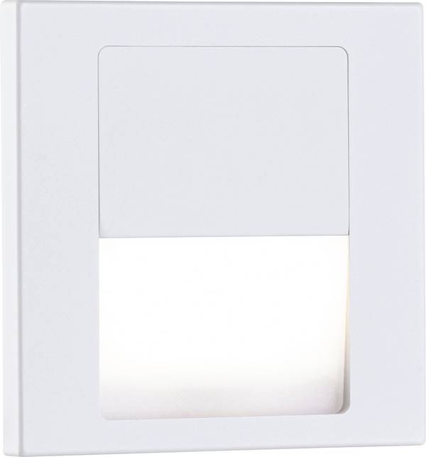 Paulmann 79999 Tsaro eckig 80x36mm Nástěnné vestavné svítidlo, LED, 1 W, bílá (matná)
