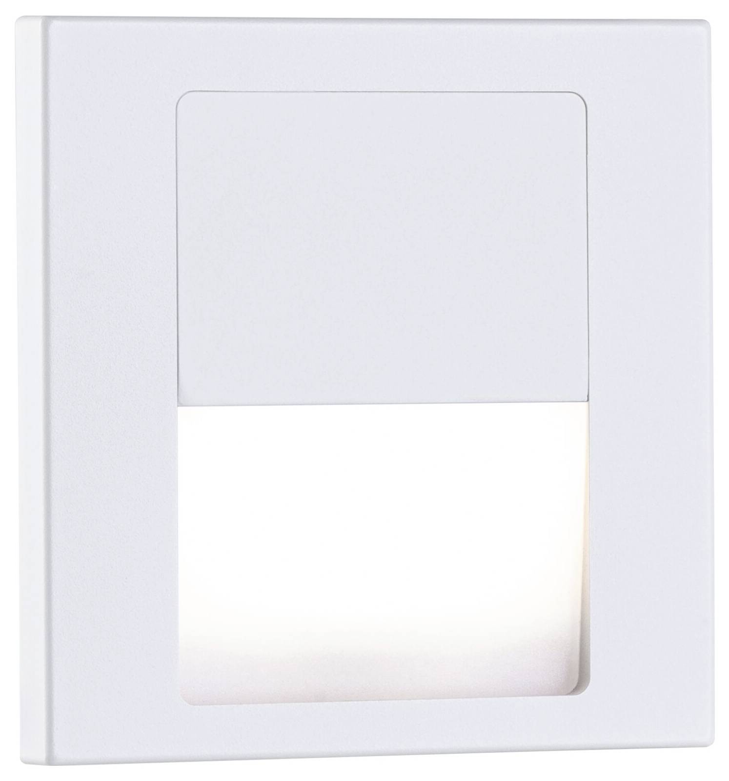 Paulmann 79999 Tsaro eckig 80x36mm Nástěnné vestavné svítidlo, LED, 1 W, bílá (matná)-1