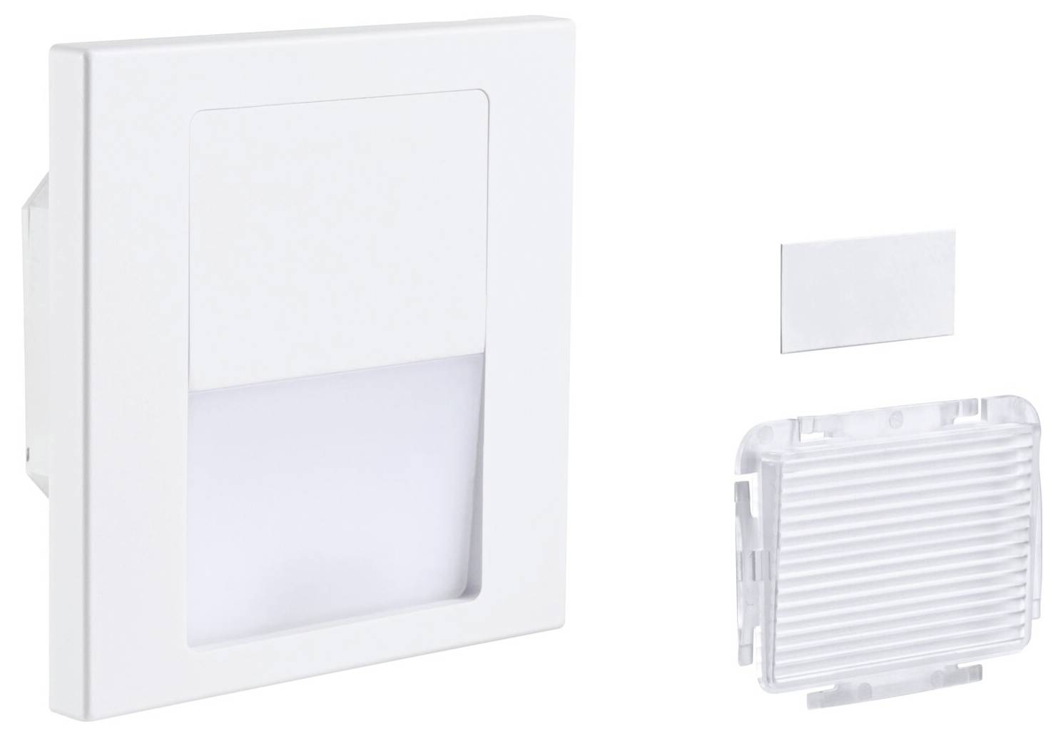 Paulmann 79999 Tsaro eckig 80x36mm Nástěnné vestavné svítidlo, LED, 1 W, bílá (matná)-5