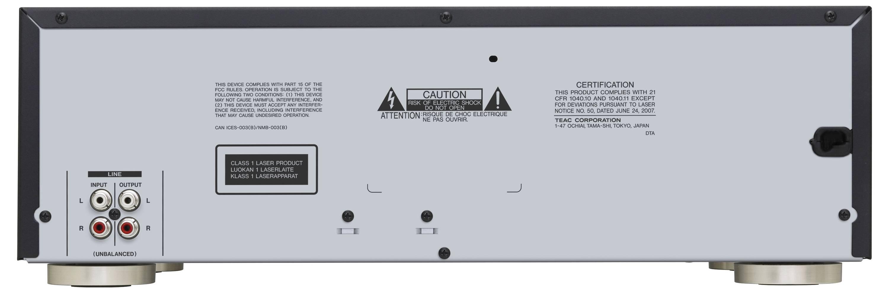 TEAC AD-850-SE CD/Cassette/USB Black EU/UK CD přehrávač USB, CD přehrávač, černá-2