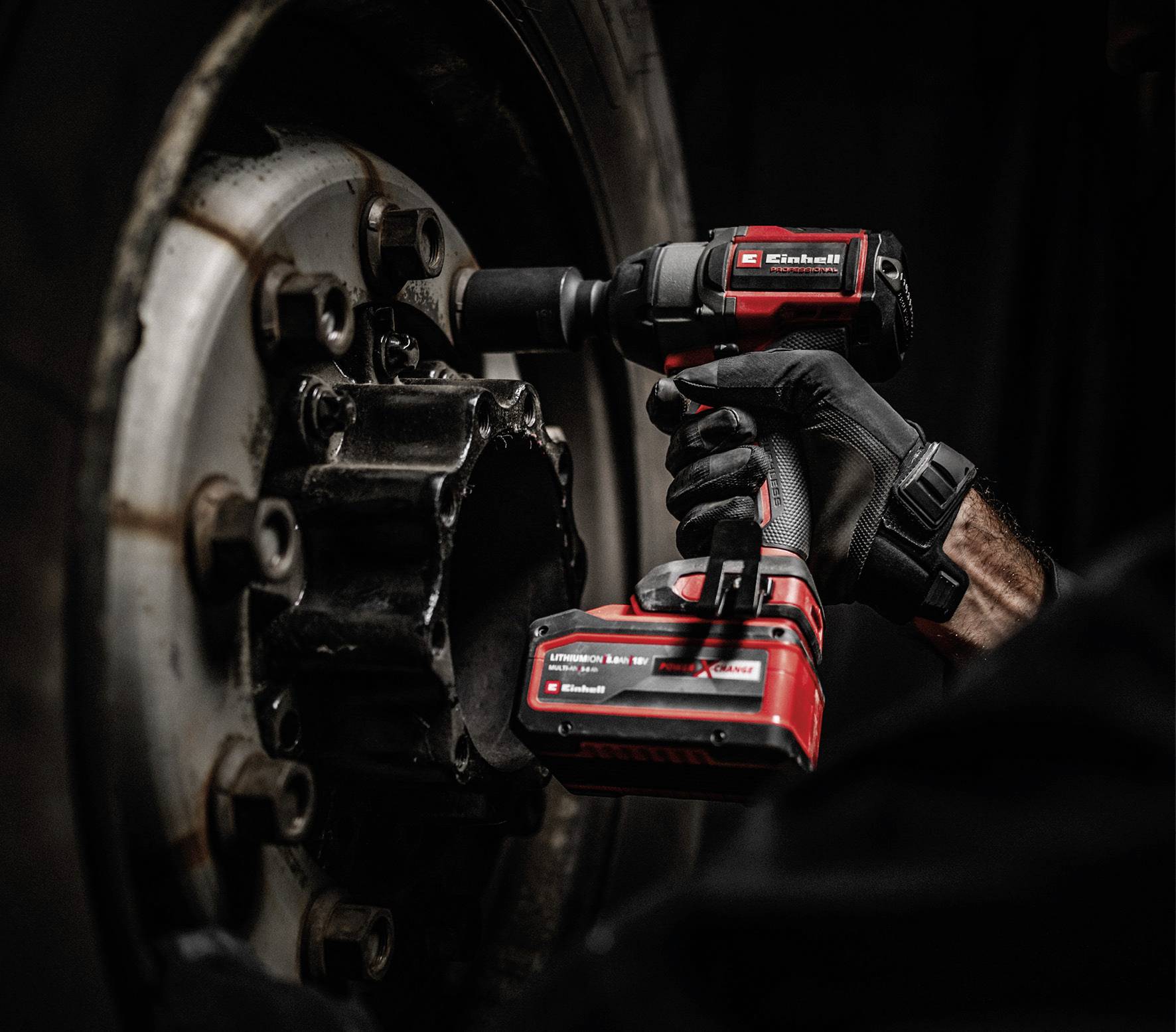 Einhell Professional TP-CW 18/750-C Li BL - Solo, 4510065 aku rázový utahovák, 750 Nm, bez akumulátoru-3