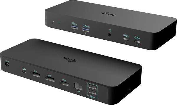 i-tec USB-C® dokovací stanice  C31INTGTRI4KDOCPD   napájení USB-C®, vč. zámku Kensington