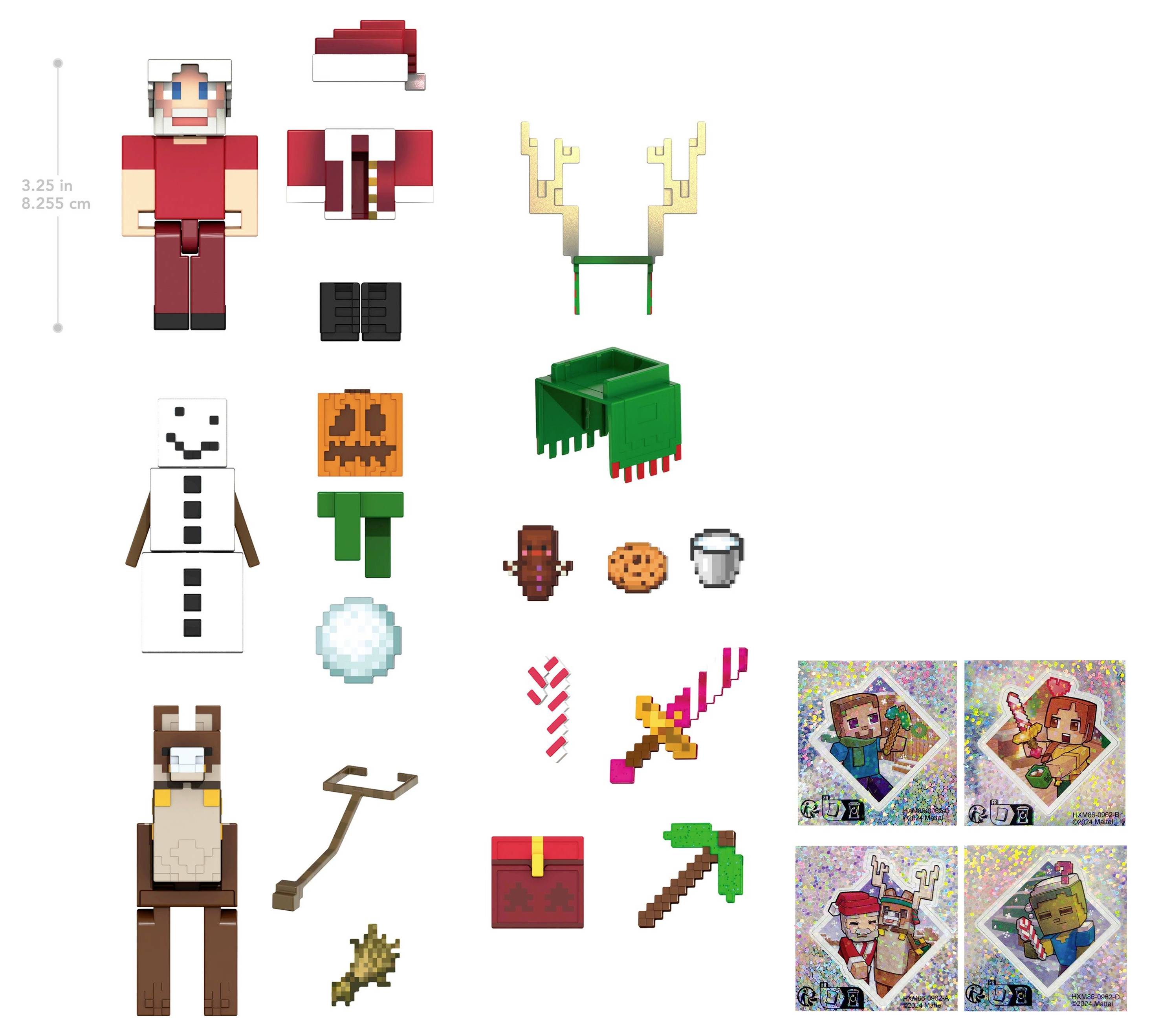 Mattel Minecraft hračky adventní kalendář Věkové kategorie od 6 let-1