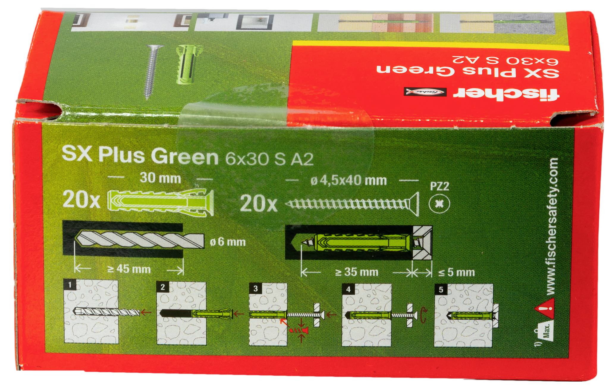 Fischer 567936 SX Plus Green hmoždinka 20 ks-2