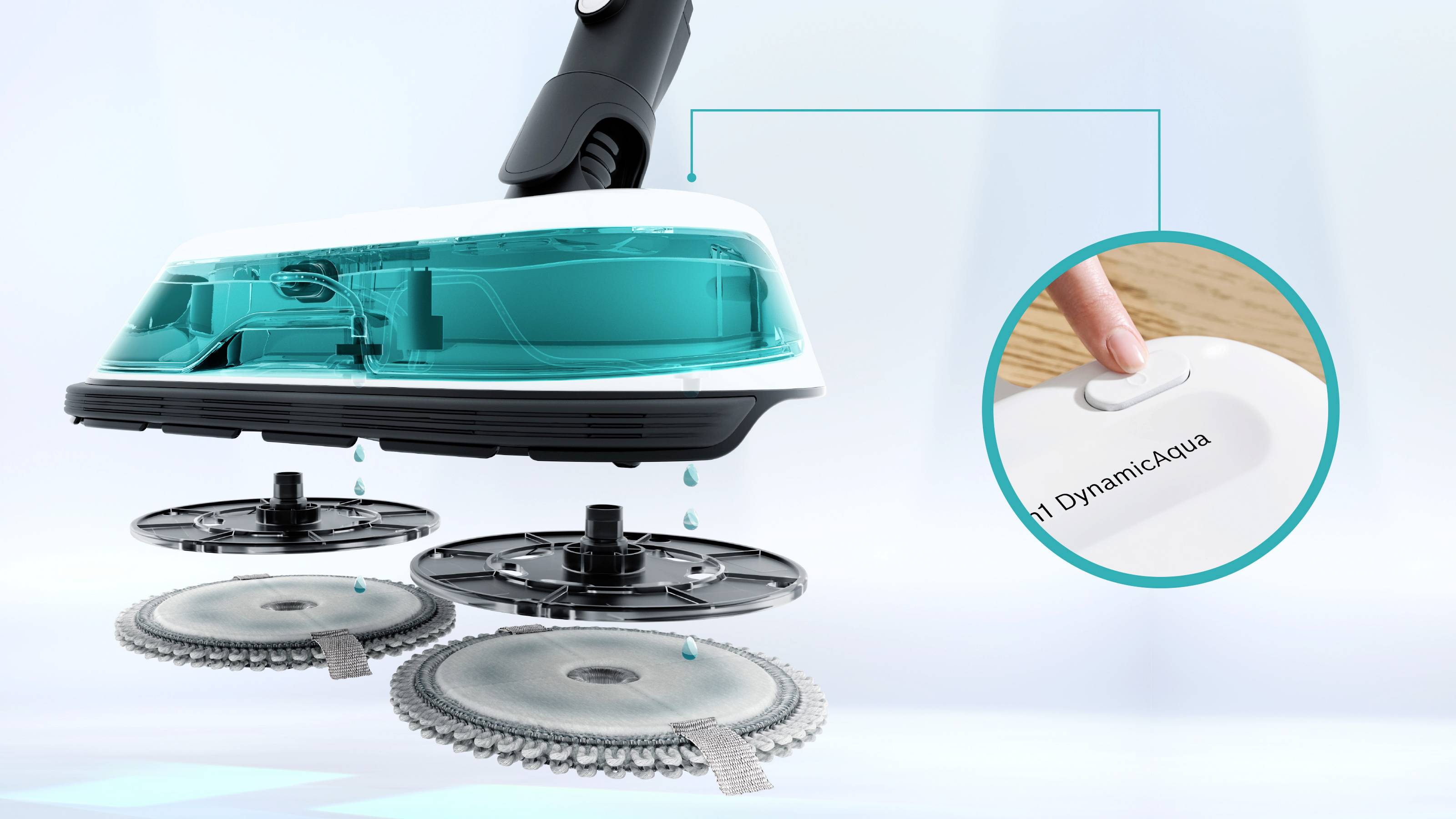 Bosch Unlimited 7 ProHygienic Aqua vysavač vč. Akumulátoru-2