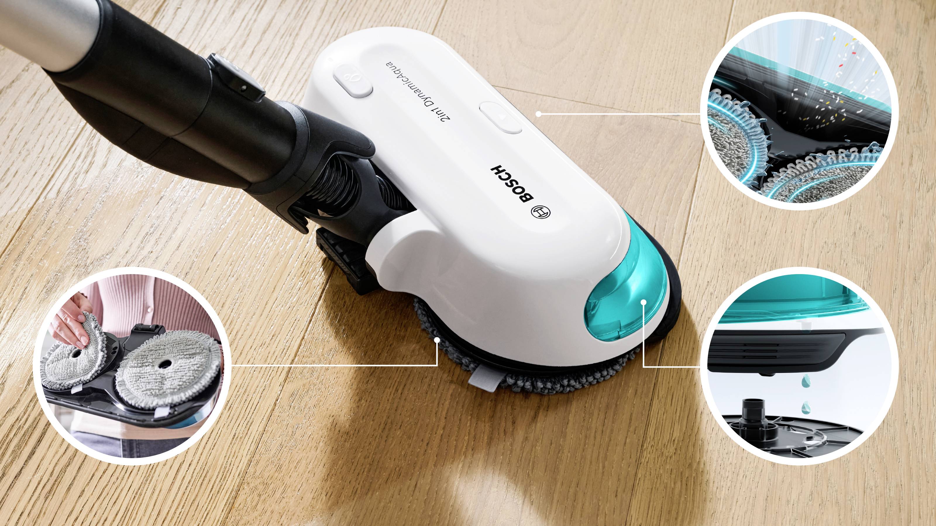 Bosch Unlimited 7 ProHygienic Aqua vysavač vč. Akumulátoru-8