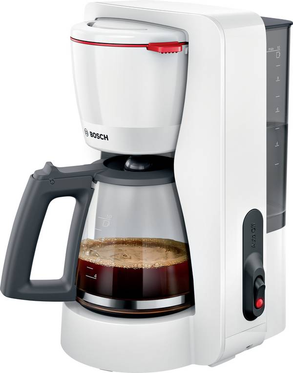 Bosch MyMoment kávovar bílá  připraví šálků najednou=15 skleněná konvice