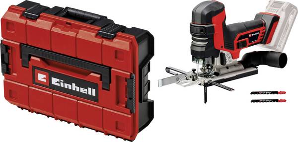Einhell  akumulátorová přímočará pila , včetně elektronického kufru, bez nabíječky, bez akumulátoru, 4321265+4540011