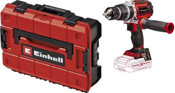 Einhell  aku příklepový šroubovák, 18 V  bez akumulátoru, bez nabíječky, bezkartáčové, kufřík, 4514205+4540011