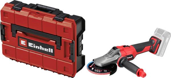 Einhell  4431175+4540011 Akumulátorová úhlová bruska  125 mm, bez akumulátoru, bez nabíječky, včetně elektronického kufru, 700 W, 18 V, 2.5 mAh