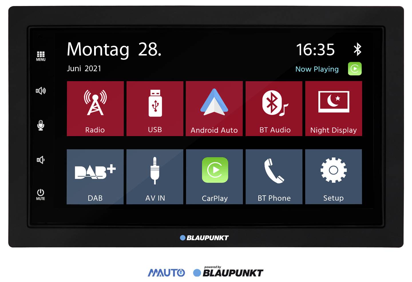 Blaupunkt Rotterdam 600 DAB autorádio Apple CarPlay, Android Auto™, integrovaná navigace, vč. dálkového ovládání, vč. DA-1