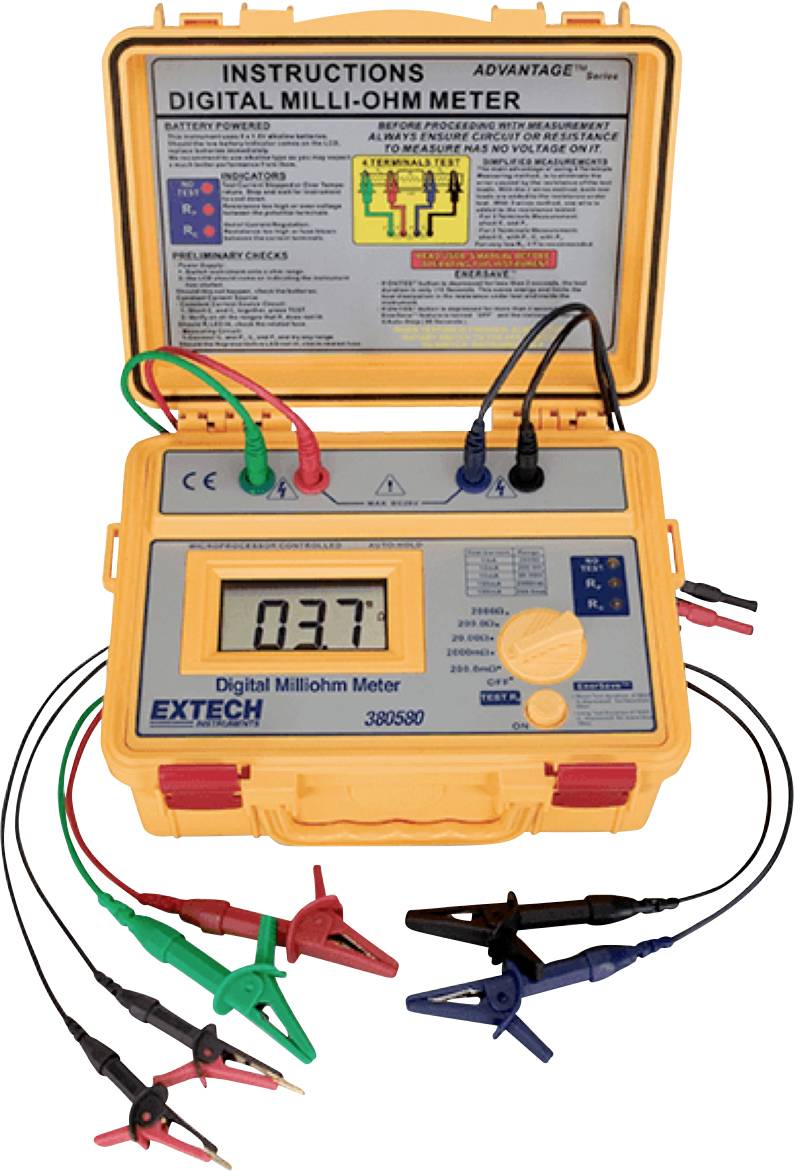 Extech 380580 Mikroohmmetr-0