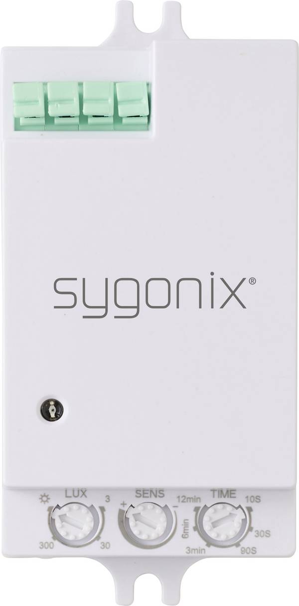 Sygonix SY-6879924 na strop, montáž na zeď detektor přítomnosti osob 180 °, 360 ° relé bílá