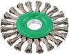 LUKAS-ERZETT Kulatý drátěný kartáč BRVZ pro nerezovou ocel 125 x 14 mm, pro úhlovou brusku vroubkovanou BRVZ 12514 VA A350312514235 1 ks